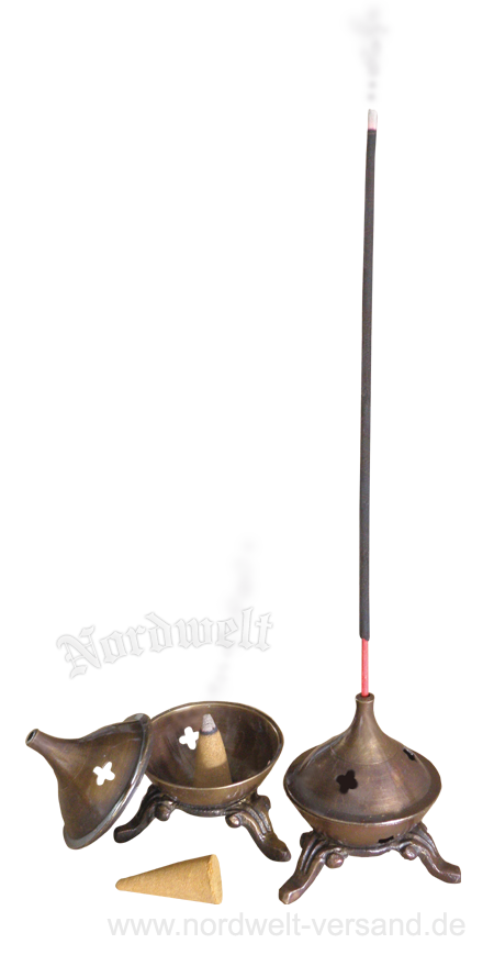 Räucherstäbchenhalter aus Messing 