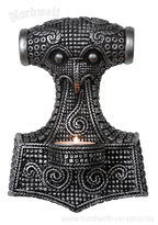 Thorhammer  Wanddekoration Teelichthalter Thors Hammer Mjölnir Kerzenhalter Mjölnir