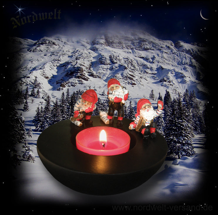 Julfest Jul- Zwerge Teelichhalter Brauchtum zur Julfeier Weihnachten