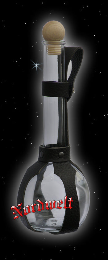 Mittelalter Feldflasche Tinkflasche Lederhalterung Flasche mittelalterlich Larp