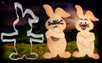 Ausstecher Hase Teigform Edelstahl Mandelhase Kekse für das Osterfest / Ostarafest
