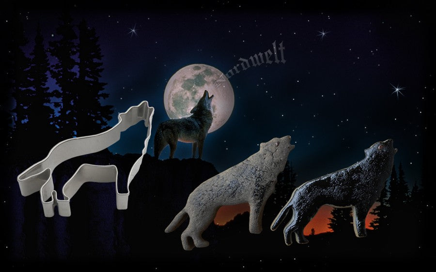Teigform Wolf Fenriswolf Symbolgebäck germanische Mythologie