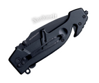Rettungsmesser Einhandtaschenmesser BlackField Crossfire Notfallmesser für Krisenzeiten