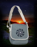 Tasche Svarog Kolovrat Sonnensymbol Sonnenrad Umhängetasche