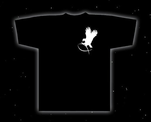 T-Shirt Habicht greif Fisch heidnisches Symbol T-Hemd Asatru 