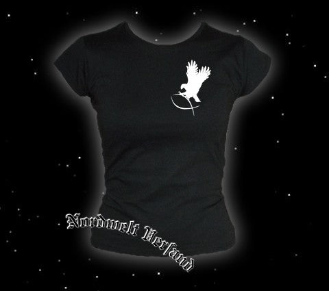 Habicht greift Fisch T-shirt heidnisches Symbol Pagan T-Hemd Asatru nordische Mythologie