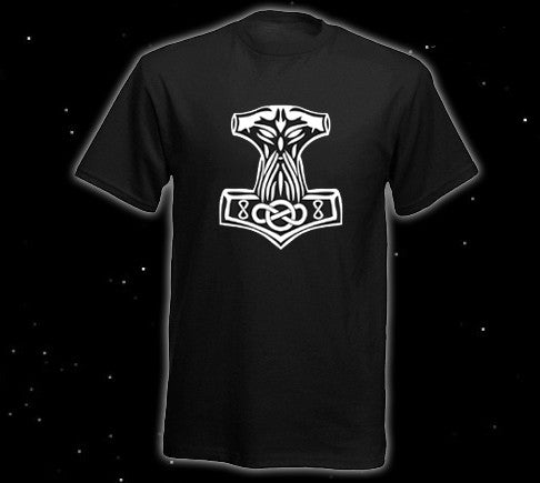 Thorhammer Kinder T-Shirt Thors Hammer T-Hemd  mit Mjölnir 