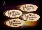 Wandrelief Wodan Wandbild Holz Wotan der Göttervater Odin Schutzsymbol Germanen Wikinger
