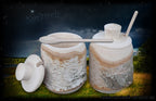 Birkenholz mittelalterliche Dose Zuckerdose Birke Holzdose Mittelalter Reenactment, LARP 