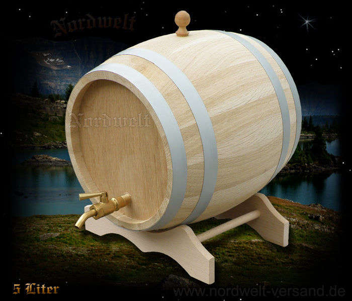 Holzfass Eichenfass für Bierkeller Hobbykeller  Lagerleben Wikinger- Mittelalter- Reenactment, LARP