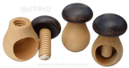 Pilz Nussknacker, knackt sehr gut die harten Nüsse zum Julfest. Knacker knackt die harte Nuss im Handumdrehen! 
