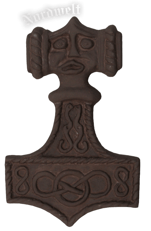 Thors Hammer Mjönir Keramik Thorhammer Handarbeit