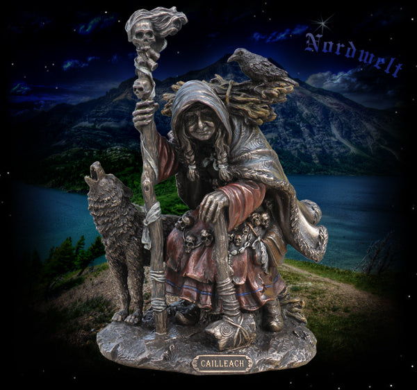 Figur Cilleach, Sturmhexe und Göttin
