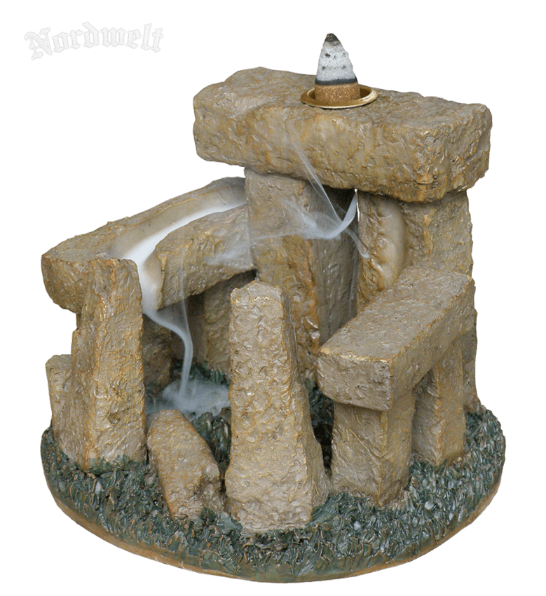 Rückfluss- Räucherkegelhalter_ Druiden- Steinkreis, Menhire für Rückflussräucherkegel
