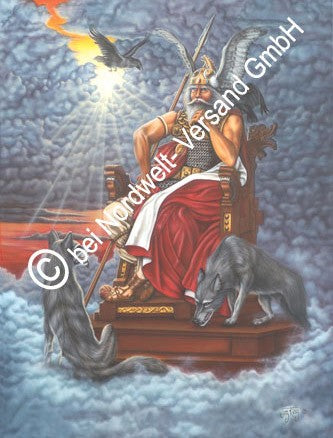 Wotan Odin Göttervater Poster Kunstdruck Wodan