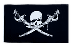 Piratenfahne, Flagge, Fahne der Freibeuter und Piraten. - Piratenflagge