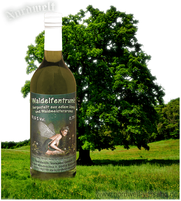 Met ( Honigwein) mit Waldmeister Aroma Waldmeistergeschmack 