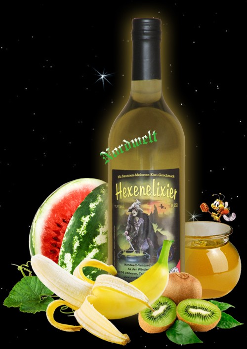 Honigwein Bananen-Melonen-Kiwi-Geschmack Met 