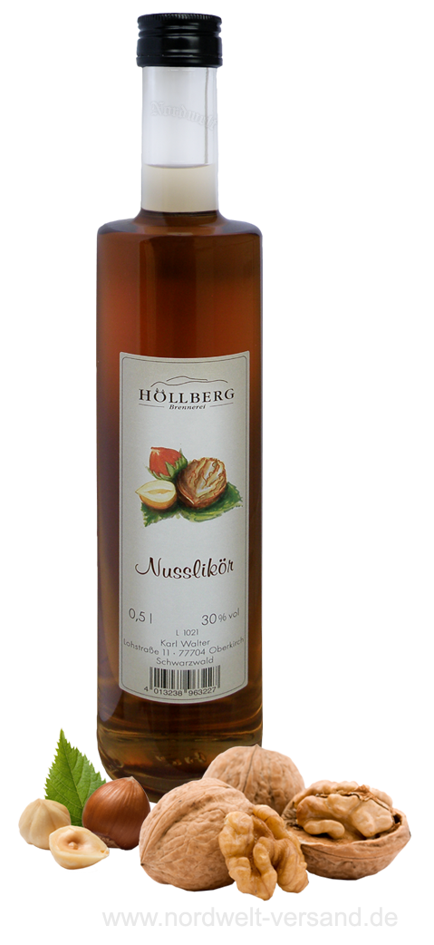 Nusslikör Haselnuss Walnuss Likör 30 % vol.