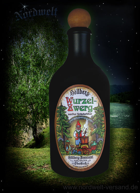 Wurzel- Zwerg Kräuterlikör  Schnaps 