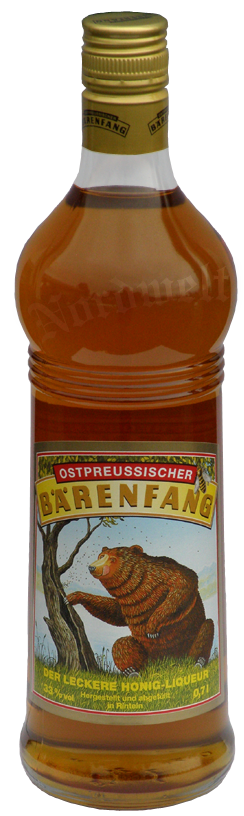 Honigschnaps Bärenfang Honig- Schnaps