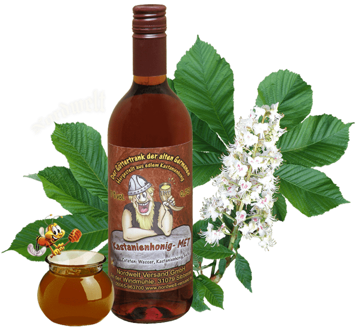 Met Honigwein aus Kastanienblüten- Honig 
