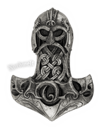 Thorhammer Schale aus Polyresin Thorshammer Mjönir Schmuck Schachtel
