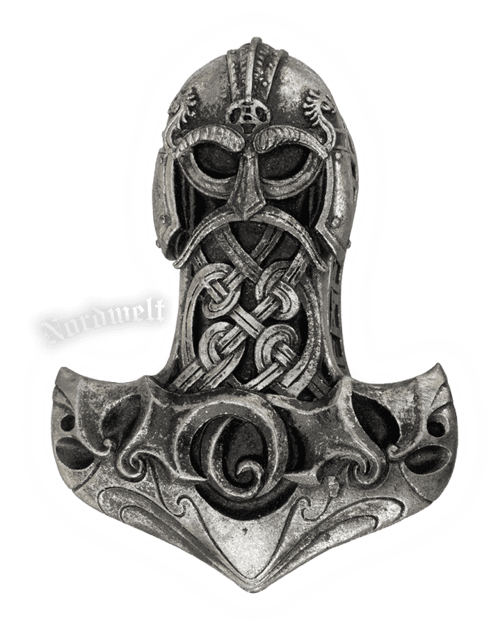 Thorhammer Schale aus Polyresin Thorshammer Mjönir Schmuck Schachtel