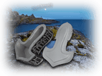 Thorhammer Schale mit Runen aus Kunststein Thors- Hammer